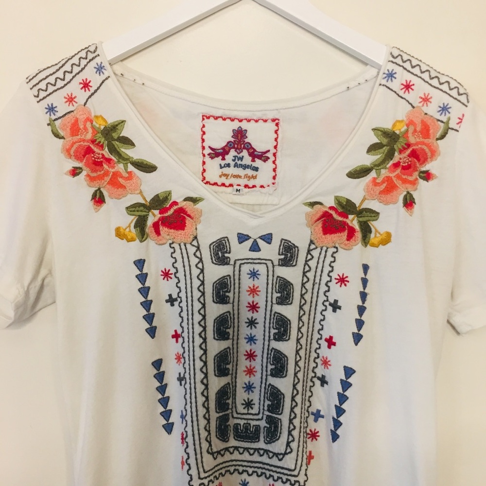 Johnny Was Los Angels Top. Size Medium